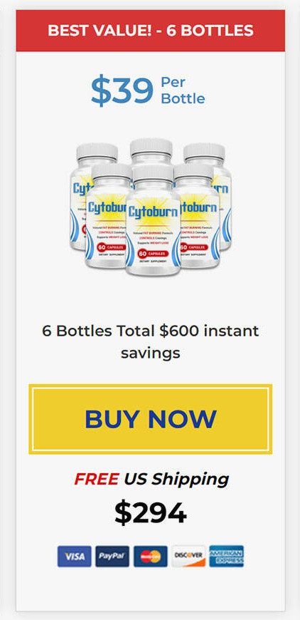 CytoBurn - 6 bottles