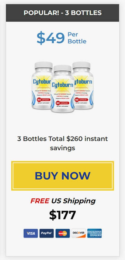 CytoBurn - 3 bottles